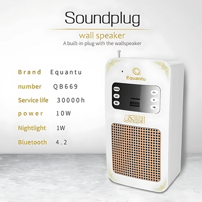 Travel Concepts LED Wall Quran Speaker – 60% OFF Today!