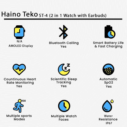 Haino Teko Germany ST4 Smartwatch – 60% OFF Limited Deal!